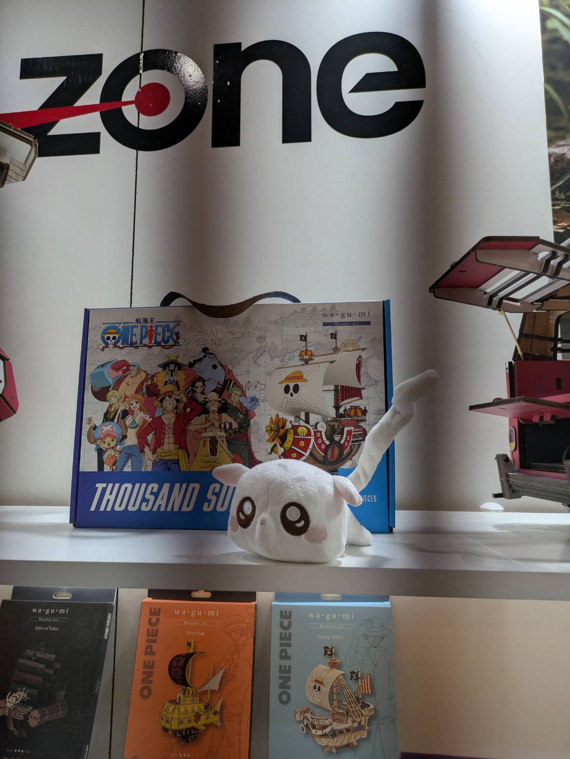 フランスの展示会で展示されたももんちぃのぬいぐるみ